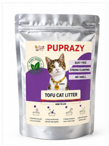 Tofu Cat Litter, Natural Plant-Based Clumping Litter, Low Dust and Low Tracking, Strong Odor Control, Lightweight and Flushable, [Size 7L / 2.5 kg]