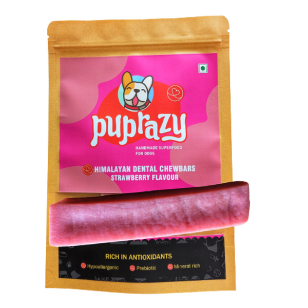 Strawberry Flavor- Long lasting strong Himalayan chews for dogs