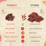 Puprazy Dehydrated Chicken Heart training treats for dogs & cats