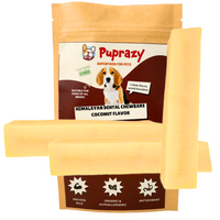 Coconut flavor- Puprazy Yak Cheese Dog Chew| All life stages| Immunity Booster