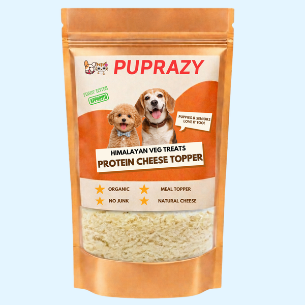 Puprazy Dog Cheese Topper for Healthy Dogs| Natural cheese