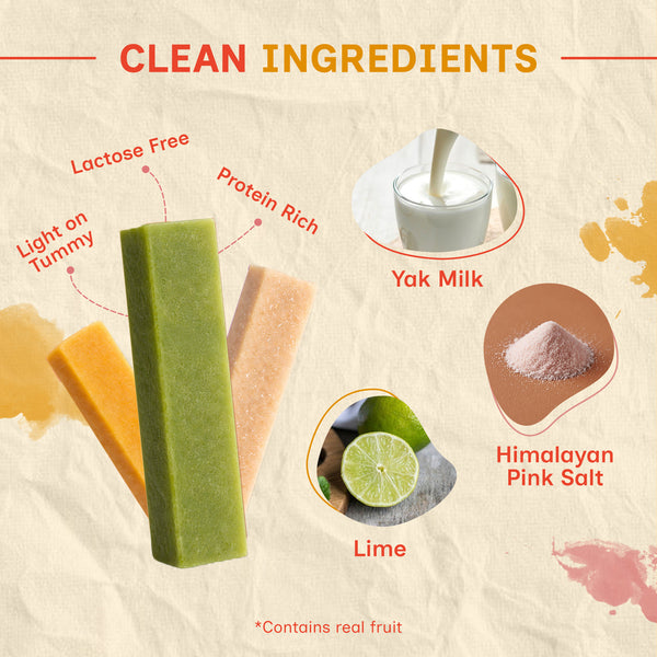 Puprazy Himalayan Chews with Real Fruit - 9 healthy flavours