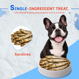 Puprazy Dehydrated Sardines Treats for Dogs & Cats