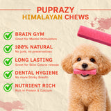 Puprazy Himalayan Yak Cheese Dog Chew Bars - Strawberry