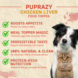 Puprazy Chicken Liver Meal Topper