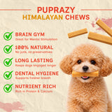 Puprazy Himalayan Yak Cheese Dog Chew Bars - Natural Cheese