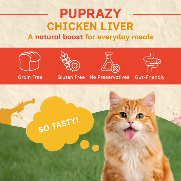 Puprazy Chicken Liver Meal Topper