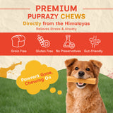 Puprazy Himalayan Yak Cheese Dog Chew Bars - Natural Cheese