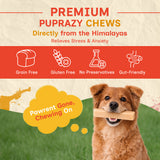 Coconut flavor- Puprazy Yak Cheese Dog Chew| All life stages| Immunity Booster