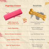 Puprazy Himalayan Yak Cheese Dog Chew Bars - Strawberry