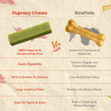 Puprazy Himalayan Yak Cheese Dog Chew Bars - Mint