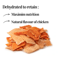 100% Organic Chicken Slice Jerky for Dogs | Single Ingredient