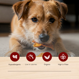 Puprazy Dehydrated Dog Chips, Pumpkin Carrot & Chicken Liver, All-Natural, No Additives (100g)