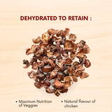 Puprazy Dehydrated Dog Chips, Pumpkin Carrot & Chicken Liver, All-Natural, No Additives (100g)