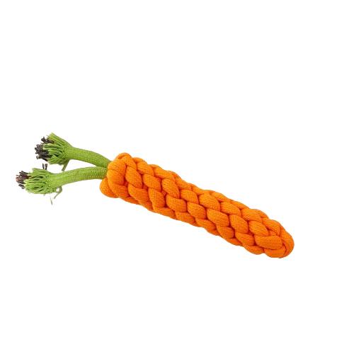 Dog Rope Carrot Toy- Set of 1