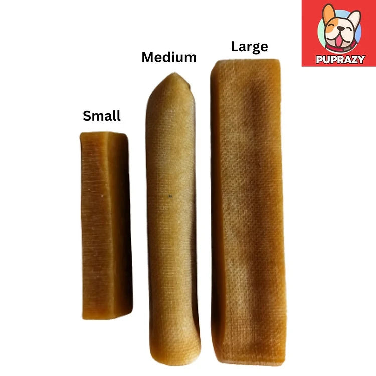Puprazy Yak Cheese Dog Chew Bars| All life stages| 100% Organic