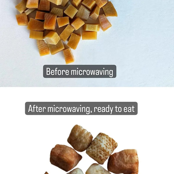 Natural cheese non puffed crunchy popcorn nuggets| Puppies, Adult dogs(200 g)