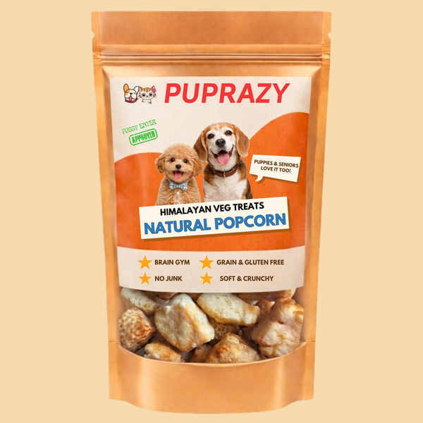 Puprazy Yak cheese puffed popcorn nuggets| Puppies, Adult dogs| Low fat